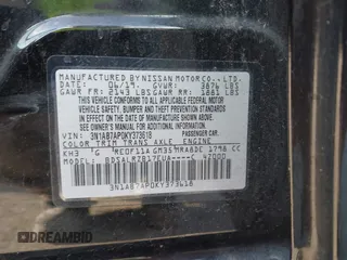 2019 Nissan Sentra SR with VIN 3N1AB7AP0KY373618, listed as a IAAI auction lot 41649666 with 94,035 mi miles and . Bid and sale history available at DreamBid. Image 9.