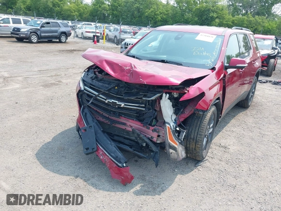 2020 Chevrolet Traverse RS with VIN 1GNEVJKW5LJ149296, listed as a IAAI auction lot 42384838 with 92,475 mi miles and . Bid and sale history available at DreamBid. Image 6.
