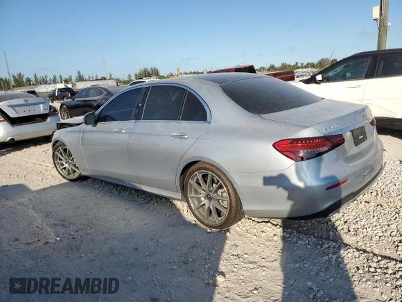 2023 Mercedes-Benz E 450 with VIN W1KZF5KB3PB151016, listed as a Copart auction lot 44630245 with 14,463 mi miles and Salvage Title. Bid and sale history available at DreamBid. Image 2.