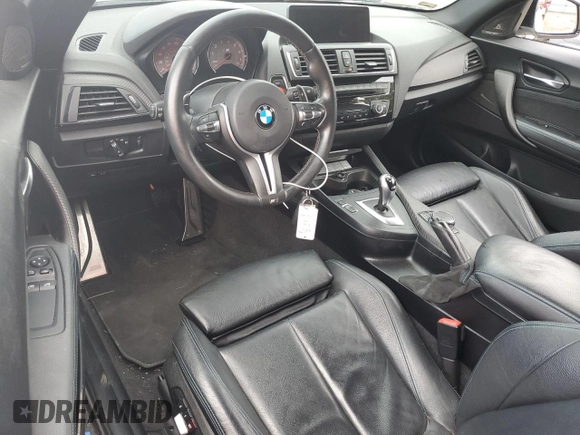 2017 BMW M2 with VIN WBS1H9C30HV888182, listed as a Copart auction lot 67636234 with 0 mi miles and Salvage Title. Bid and sale history available at carsss.com. Image 8.