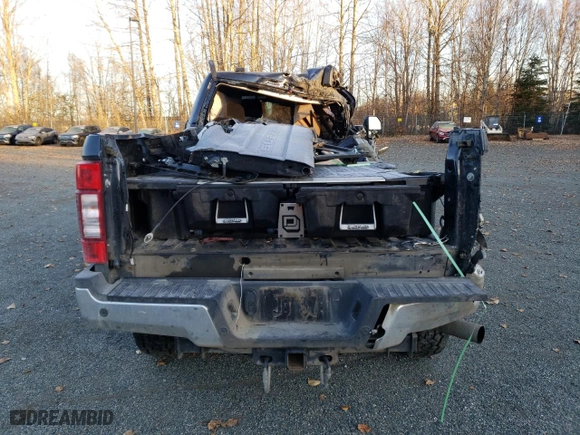 2022 Ford Super Duty F-350 SRW XL with VIN 1FT8W3BN4NEF41574, listed as a Copart auction lot 76837724 with NaN miles and Salvage Title. Bid and sale history available at carsss.com. Image 6.