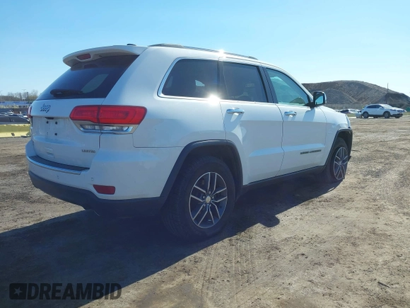 2017 Jeep Grand Cherokee Limited with VIN 1C4RJFBG6HC754452, listed as a IAAI auction lot 42036894 with 52,563 mi miles. Bid and sale history available at carsss.com. Image 4.