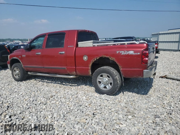 2007 Dodge 2500 Laramie z VIN 3D7KS29D17G788142, wystawiony jako Copart lot #59491625 z przebiegiem Nie podano mil oraz Czysty tytuł • Clean title. Historia ofert i sprzedaży dostępna na DreamBid. Obrazek 2.