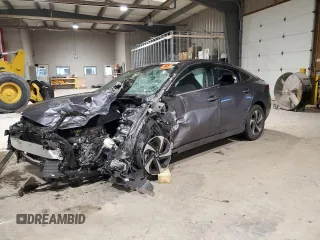 2022 Honda Insight EX z VIN 19XZE4F5XNE012867, wystawiony jako Copart lot #54153305 z przebiegiem Nie podano mil oraz Szkoda całkowita • Salvage title. Historia ofert i sprzedaży dostępna na DreamBid. Obrazek 1.