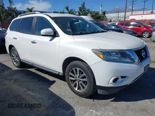 2013 Nissan Pathfinder SV with VIN 5N1AR2MM1DC648756, listed as a IAAI auction lot 41640693 with 170,190 mi miles. Bid and sale history available at carsss.com. Image 1.