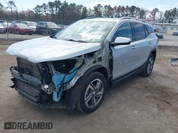 2019 GMC Terrain SLT with VIN 3GKALPEV8KL198121, listed as a IAAI auction lot 41877712 with 95,974 mi miles. Bid and sale history available at carsss.com. Image 17.