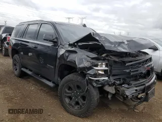 2020 Chevrolet Tahoe LS with VIN 1GNSCAKC1LR107045, listed as a Copart auction lot 78150524 with Not provided miles and Salvage title. Bid and sale history available at DreamBid. Image 4.