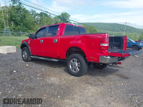 2008 Ford F-150 XLT with VIN 1FTPW14V28FA07405, listed as a IAAI auction lot 42376172 with 151,902 mi miles and . Bid and sale history available at DreamBid. Image 3.