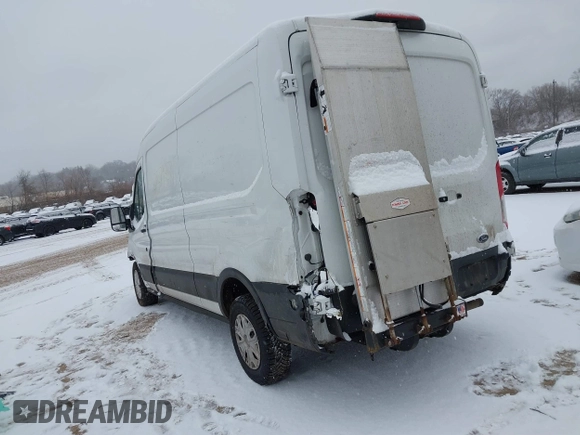 2021 Ford Transit Cargo with VIN 1FTBR1C87MKA51317, listed as a IAAI auction lot 41257947 with 62,000 mi miles and . Bid and sale history available at DreamBid. Image 3.