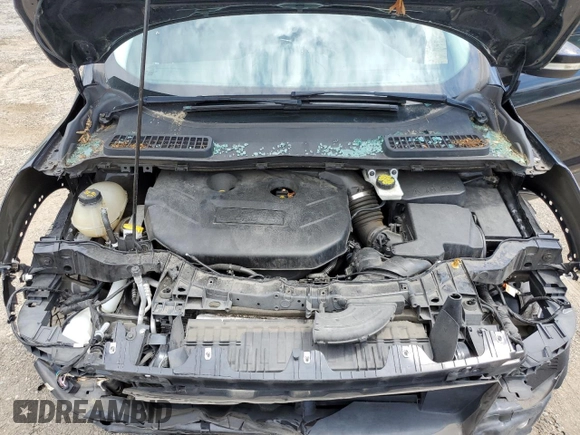 2017 Ford Escape Titanium with VIN 1FMCU9J9XHUD30408, listed as a Copart auction lot 58393844 with 81,779 mi miles and Salvage Title. Bid and sale history available at carsss.com. Image 12.