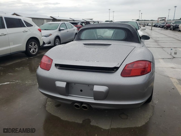 2008 Porsche Boxster S with VIN WP0CB29858U731331, listed as a Copart auction lot 74499374 with 0 mi miles and Salvage Title. Bid and sale history available at carsss.com. Image 6.