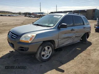 2007 Kia Sportage LX with VIN KNDJF724277378611, listed as a Copart auction lot 51516305 with 150,856 mi miles and Salvage Title. Bid and sale history available at carsss.com. Image 1.