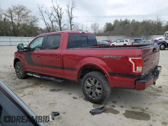2016 Ford F-150 XLT with VIN 1FTFW1EG7GFD36210, listed as a Copart auction lot 54323705 with 154,029 mi miles and Clean title. Bid and sale history available at DreamBid. Image 2.