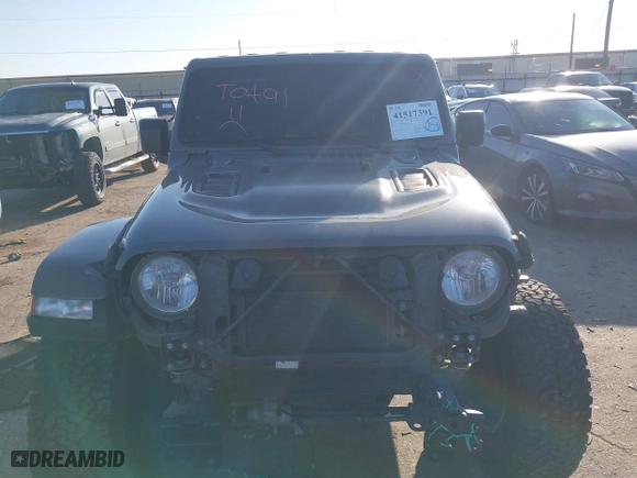2021 Jeep Wrangler Unlimited Rubicon with VIN 1C4JJXFG3MW842686, listed as a IAAI auction lot 41517391 with 44,127 mi miles. Bid and sale history available at carsss.com. Image 13.
