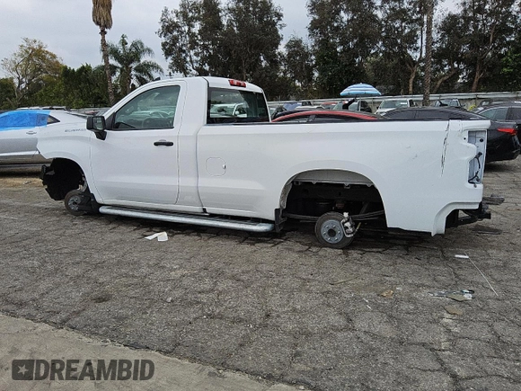 2024 Chevrolet Silverado 1500 Work Truck with VIN 3GCNAAED8RG336475, listed as a Copart auction lot 50422115 with 0 mi miles and Salvage Title. Bid and sale history available at carsss.com. Image 2.