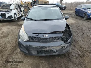 2015 Kia Rio LX with VIN KNADM5A31F6981115, listed as a Copart auction lot 49988525 with 195,373 mi miles and Salvage Title. Bid and sale history available at carsss.com. Image 5.