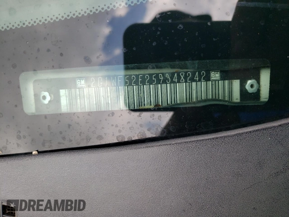2005 Chevrolet Impala z VIN 2G1WF52E259348242, wystawiony jako Copart lot #51020865 z przebiegiem Nie podano mil oraz Szkoda całkowita • Salvage title. Historia ofert i sprzedaży dostępna na DreamBid. Obrazek 13.