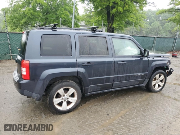 2014 Jeep Patriot Latitude with VIN 1C4NJPFA1ED651021, listed as a Copart auction lot 56947445 with 137,239 mi miles and Salvage title. Bid and sale history available at DreamBid. Image 3.