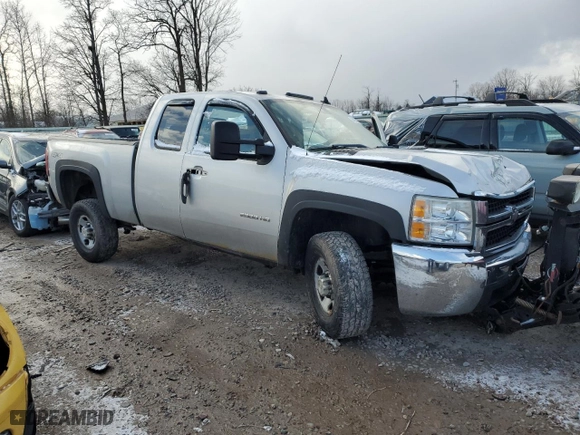 2010 Chevrolet Silverado 2500HD Work Truck with VIN 1GC5KVBG1AZ256569, listed as a Copart auction lot 84205604 with 0 mi miles and Salvage Title. Bid and sale history available at carsss.com. Image 4.