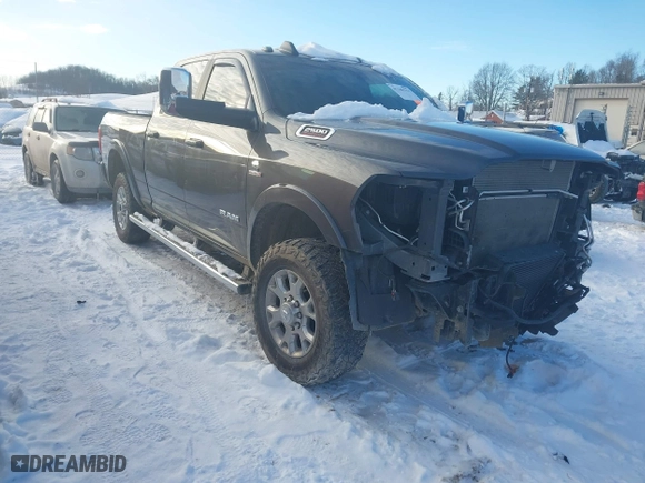 2022 Ram 2500 Laramie with VIN 3C6UR5FL9NG309997, listed as a IAAI auction lot 41346224 with 59,338 mi miles. Bid and sale history available at carsss.com. Image 1.