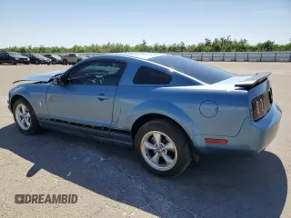 2007 Ford Mustang Deluxe with VIN 1ZVFT80N875349736, listed as a Copart auction lot 58098075 with 195,370 mi miles and Salvage title. Bid and sale history available at DreamBid. Image 2.