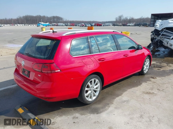 2017 Volkswagen Golf S z VIN 3VWC17AU0HM506857, wystawiony jako IAAI lot #41765913 z przebiegiem 88 783 mil mil oraz . Historia ofert i sprzedaży dostępna na DreamBid. Obrazek 4.