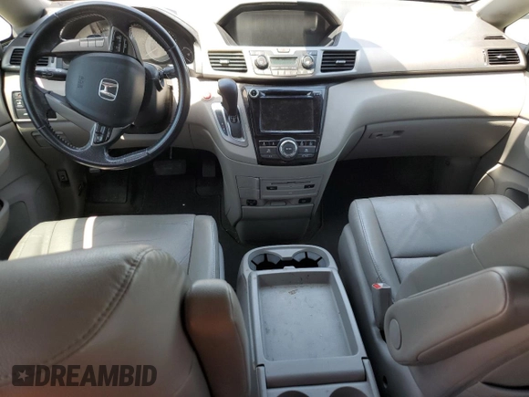 2016 Honda Odyssey EX-L with VIN 5FNRL5H63GB015091, listed as a Copart auction lot 53136355 with Not Provided miles and Salvage Title. Bid and sale history available at DreamBid. Image 8.
