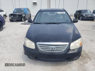 2008 Kia Spectra EX with VIN KNAFE121X85525733, listed as a Copart auction lot 66246444 with 166,211 mi miles and Salvage Title. Bid and sale history available at DreamBid. Image 5.