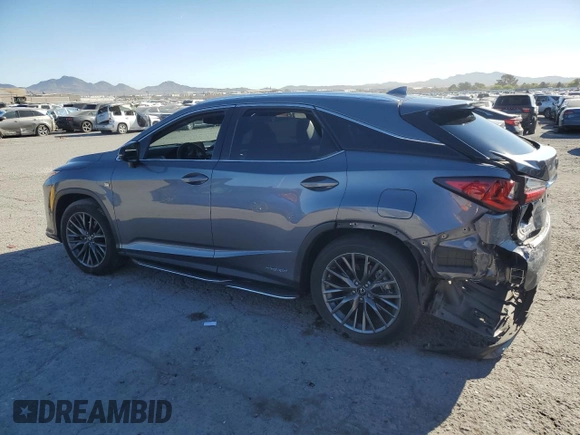 2019 Lexus RX with VIN 2T2BGMCA2KC038687, listed as a Copart auction lot 50271475 with 86,419 mi miles and Salvage Title. Bid and sale history available at carsss.com. Image 2.