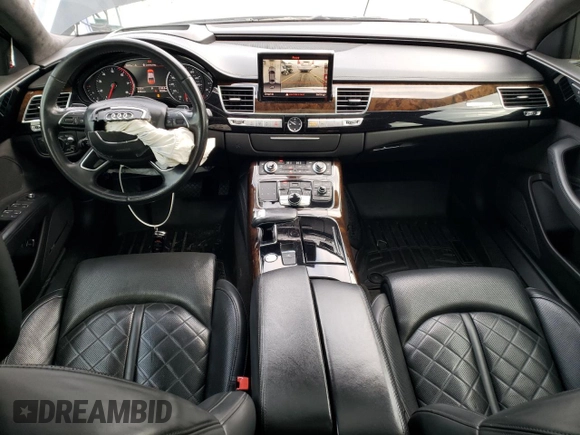 2015 Audi A8 L 4.0T with VIN WAU32AFD7FN004904, listed as a Copart auction lot 38942883 with 80,205 mi miles. Bid and sale history available at carsss.com. Image 8.