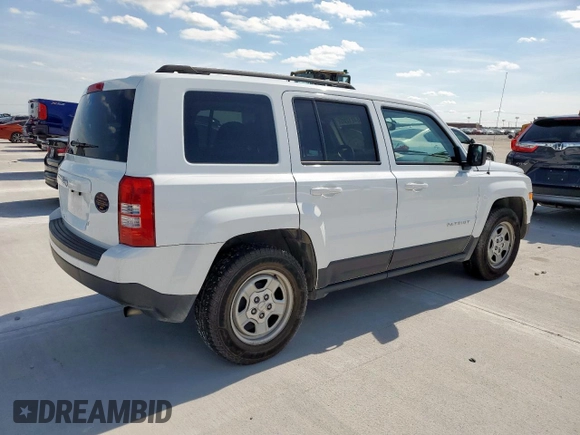 2017 Jeep Patriot Sport with VIN 1C4NJPBA6HD148711, listed as a Copart auction lot 58471205 with 85,918 mi miles and Salvage title. Bid and sale history available at DreamBid. Image 3.