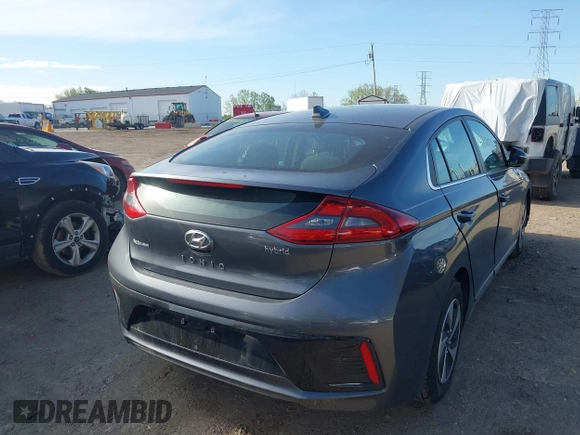 2017 Hyundai Ioniq SEL with VIN KMHC75LC5HU035029, listed as a IAAI auction lot 42128276 with 87,435 mi miles and . Bid and sale history available at DreamBid. Image 4.