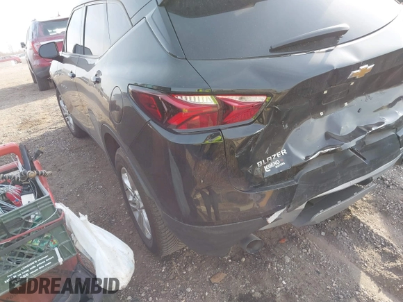 2020 Chevrolet Blazer LT with VIN 3GNKBCRS6LS598592, listed as a IAAI auction lot 40650004 with 46,104 mi miles and . Bid and sale history available at DreamBid. Image 3.