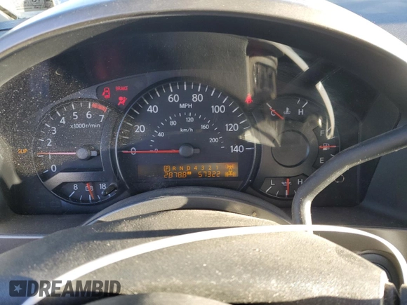 2005 Nissan Titan LE with VIN 1N6AA07B25N507157, listed as a Copart auction lot 88572475 with 57,322 mi miles and Non Repairable. Bid and sale history available at carsss.com. Image 9.