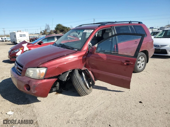 2006 Toyota Highlander w/3rd Row with VIN JTEEP21A660170548, listed as a Copart auction lot 47075045 with 225,920 mi miles and Salvage Title. Bid and sale history available at carsss.com. Image 1.