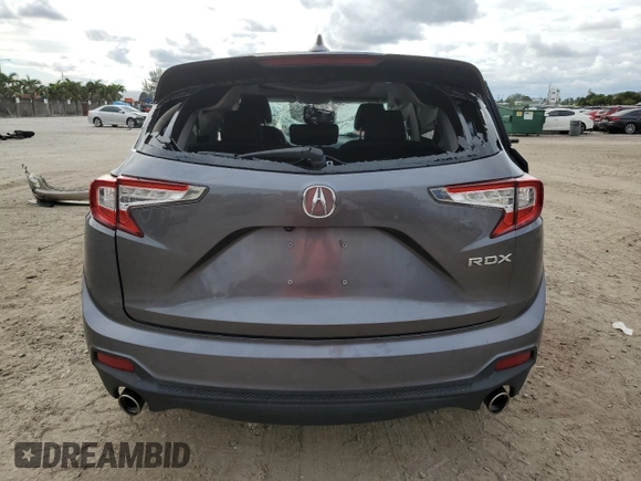 2021 Acura RDX with VIN 5J8TC1H39ML009374, listed as a Copart auction lot 76264373 with 0 mi miles. Bid and sale history available at carsss.com. Image 6.
