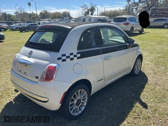 2012 FIAT 500 Gucci with VIN 3C3CFFER4CT347767, listed as a Copart auction lot 48537655 with 78,009 mi miles and Clean Title. Bid and sale history available at carsss.com. Image 4.