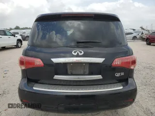 2012 Infiniti QX56 8-passenger with VIN JN8AZ2NDXC9715289, listed as a Copart auction lot 51847835 with 144,489 mi miles and Clean Title. Bid and sale history available at carsss.com. Image 6.