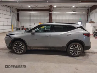 2024 Chevrolet Blazer RS with VIN 3GNKBKRS7RS133533, listed as a IAAI auction lot 42130846 with 33,488 mi miles and . Bid and sale history available at DreamBid. Image 14.
