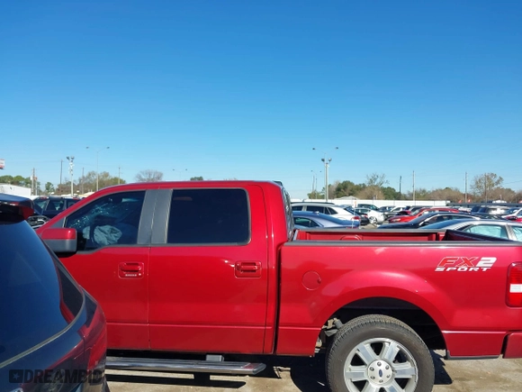 2007 Ford F-150 XLT with VIN 1FTPW12V77KA56155, listed as a IAAI auction lot 41269875 with 218,645 mi miles. Bid and sale history available at carsss.com. Image 14.