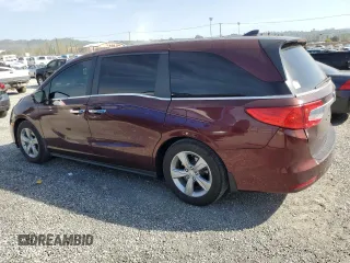 2019 Honda Odyssey EX-L with VIN 5FNRL6H79KB030170, listed as a Copart auction lot 50277315 with 65,528 mi miles and Salvage Title. Bid and sale history available at DreamBid. Image 2.