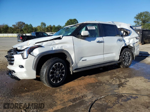 2024 Toyota Sequoia SR5 with VIN 7SVAAAAA5RX003159, listed as a Copart auction lot 80893094 with 17,581 mi miles and Salvage Title. Bid and sale history available at carsss.com. Image 1.