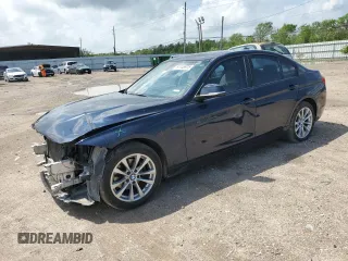 2016 BMW 3 Series 320i with VIN WBA8E1G55GNT33803, listed as a Copart auction lot 51145975 with 102,490 mi miles and Salvage Title. Bid and sale history available at carsss.com. Image 1.