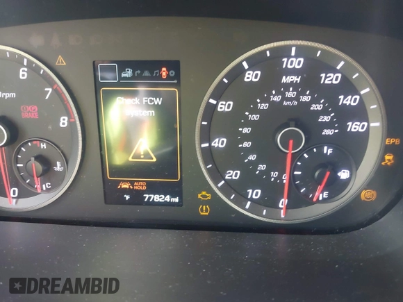 2015 Hyundai Sonata 2.0T Sport with VIN 5NPE34AB2FH068154, listed as a IAAI auction lot 42085654 with 77,824 mi miles. Bid and sale history available at carsss.com. Image 7.