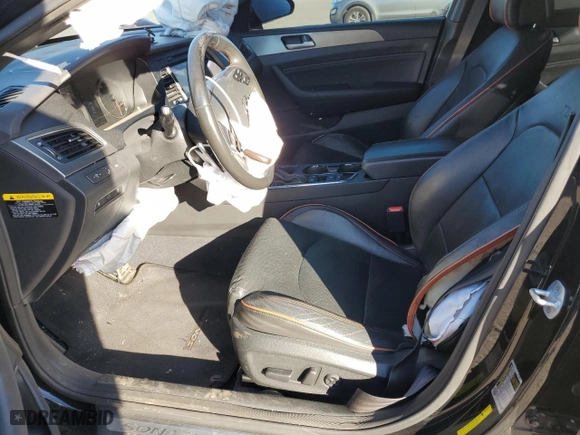 2015 Hyundai Sonata 2.0T Limited with VIN 5NPE34AB5FH056497, listed as a Copart auction lot 76458634 with 78,123 mi miles and Non Repairable. Bid and sale history available at carsss.com. Image 7.