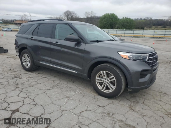 2020 Ford Explorer XLT with VIN 1FMSK7DH4LGC41840, listed as a Copart auction lot 50782385 with 77,353 mi miles and Salvage Title. Bid and sale history available at carsss.com. Image 4.
