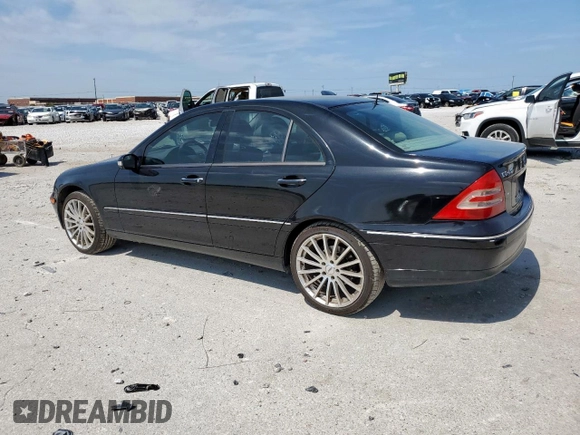 2003 Mercedes-Benz C 240 with VIN WDBRF61JX3F375295, listed as a Copart auction lot 60106075 with 153,767 mi miles and Salvage title. Bid and sale history available at DreamBid. Image 2.