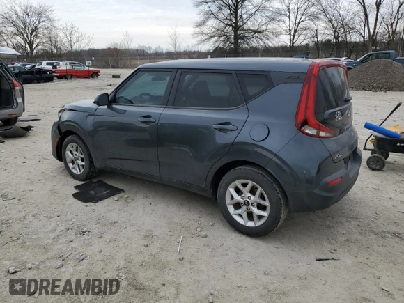 2021 Kia Soul S with VIN KNDJ23AU1M7740879, listed as a Copart auction lot 50702135 with 74,707 mi miles and Salvage Title. Bid and sale history available at carsss.com. Image 2.