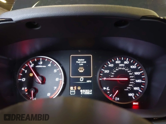 2023 Subaru WRX с VIN JF1VBAA6XP9804942, выставлен на аукционе IAAI как лот 41039281 с пробегом 21 288 миль миль и . История ставок и продаж доступна на DreamBid. Изображение 7.