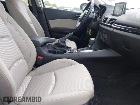 2016 Mazda 3 i Sport with VIN JM1BM1K70G1326608, listed as a IAAI auction lot 42064574 with 34,219 mi miles and . Bid and sale history available at DreamBid. Image 5.